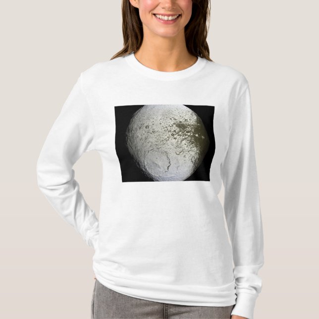 T-shirt La lune de Saturne Iapetus 2 (Devant)