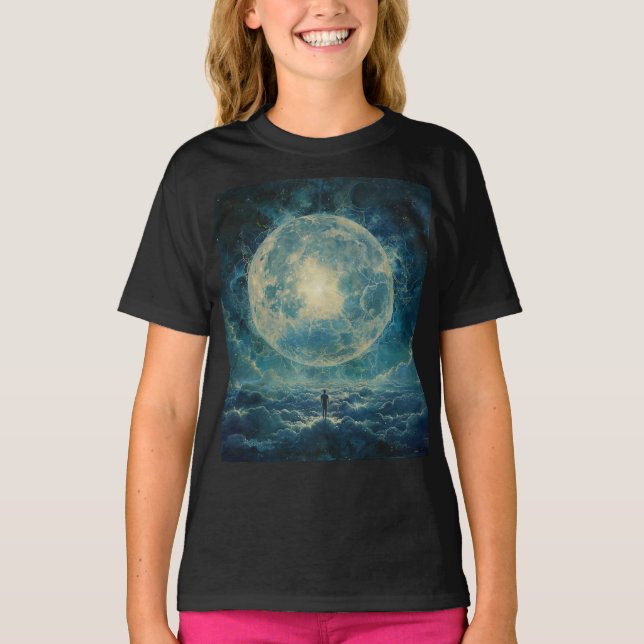 T-shirt La lune est un miroir (Devant)