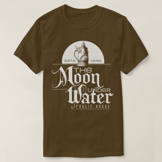T-shirt La Lune sous l'eau (Design devant)