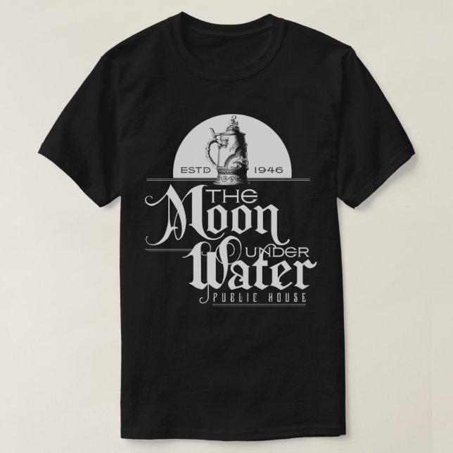 T-shirt La Lune sous l'eau (Design devant)