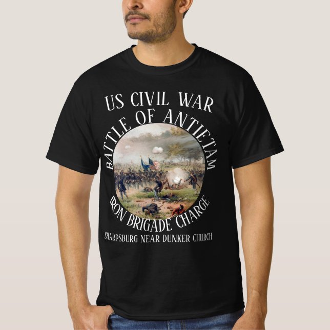 T-SHIRT LA LUTTE ANTIETAM CONTRE L'ACCUSATION DE LA BRIGAD (Devant)