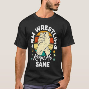 T-shirt La lutte brachio-radiale me garde sain d'esprit Lu