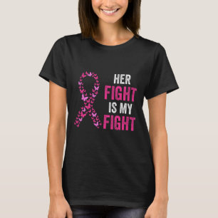 T-shirt La lutte est ma lutte contre le cancer du sein de