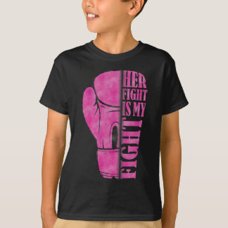 T-shirt La lutte est ma lutte contre le cancer du sein de 