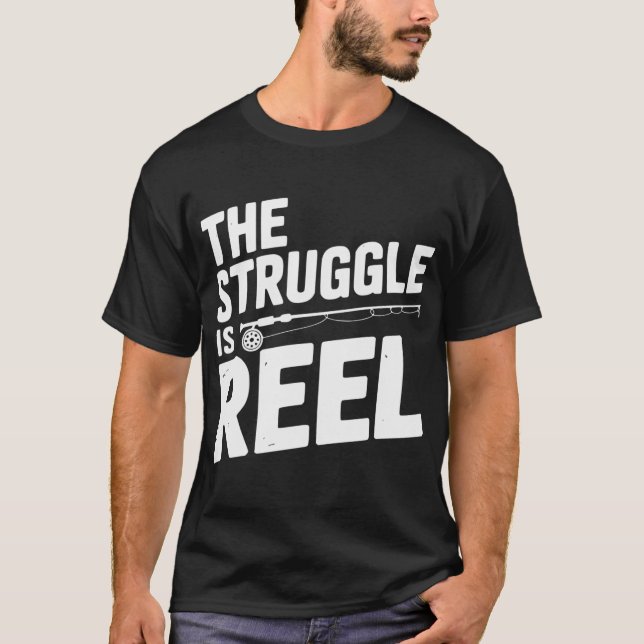 T-shirt La lutte est réelle (Devant)