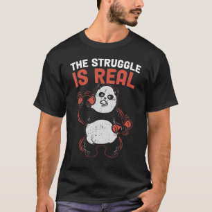 T-shirt La Lutte Est Véritable Panda