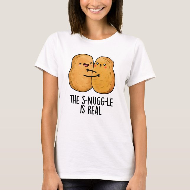 T-shirt La Lutte Est Vraiment Drôle Nugget Pun (Devant)