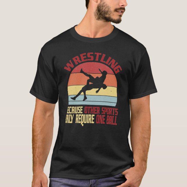 T-shirt La Lutte Parce Que D'Autres Sports Ne Nécessitent  (Devant)