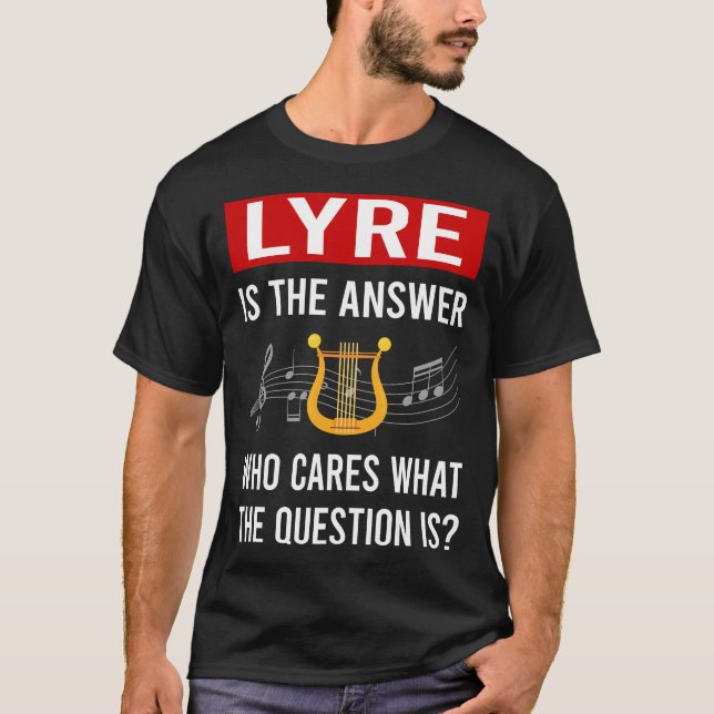 T-shirt La Lyre de la Réponse (Devant)