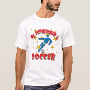 T-shirt La ma superpuissance est le football