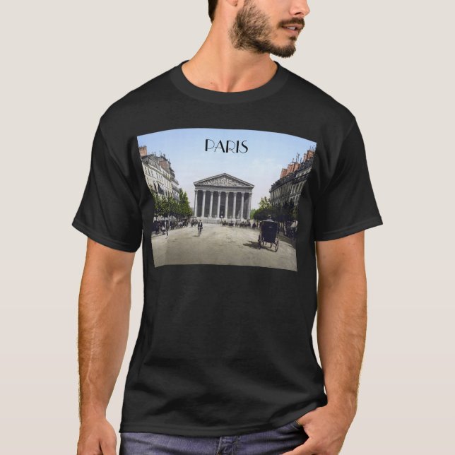 T-shirt La Madeleine à Paris (1900) (Devant)