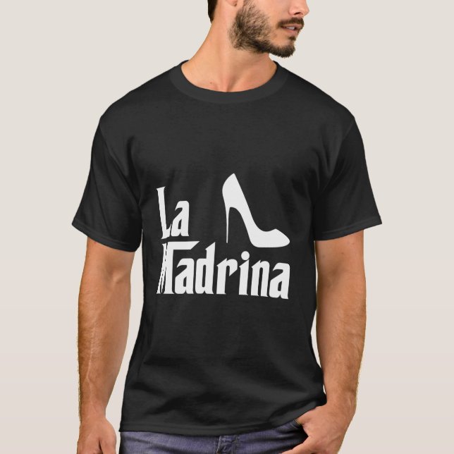 T-shirt La Madrina Godmère Comadre Godparent (Devant)