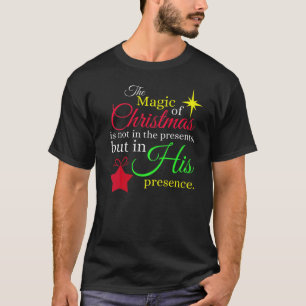 T-shirt LA MAGIE DE NOËL Christian Jesus NaissanceT-