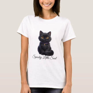 T-shirt La magie d'Halloween du chat noir | Art de chat ef