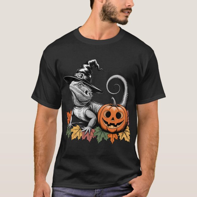 T-shirt La magie du dragon hérité d'Halloween (Devant)