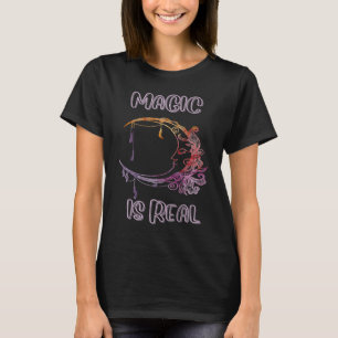 T-shirt LA MAGIE EST UN VÉRITABLE Raglan Baseball