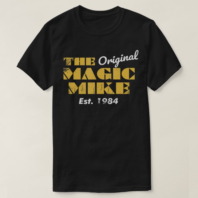 T-shirt La magie originale Mike Anniversaire 1984 (Design devant)