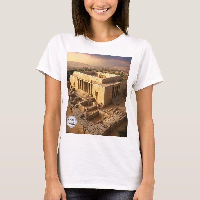 T-shirt "La Magnificence du Temple de Salomon : Un symbole (Devant)