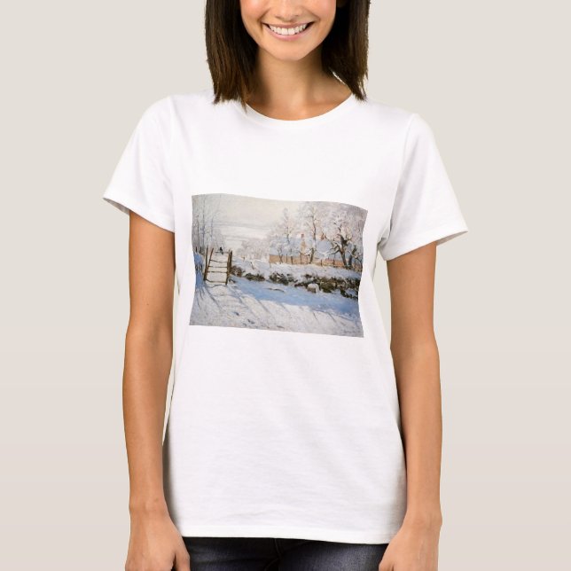 T-shirt La Magpie de Claude Monet (Devant)