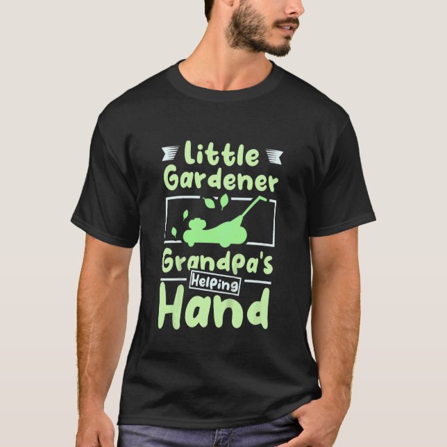 T-shirt La main de l'aide du petit jardinier (Devant)