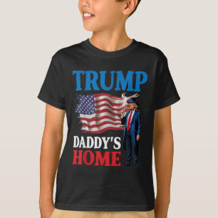 T-shirt La maison de Donald Trump Daddy's Flag Patriotique