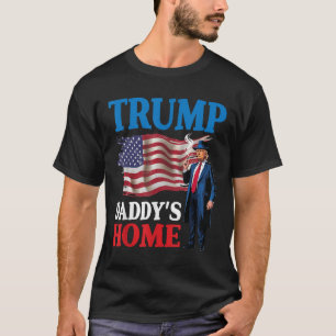 T-shirt La maison de Donald Trump Daddy's Flag Patriotique