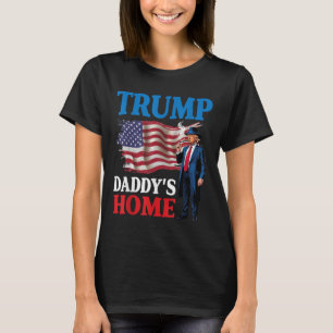 T-shirt La maison de Donald Trump Daddy's Flag Patriotique