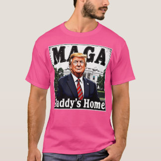 T-shirt La Maison De Donald Trump Maga Daddy
