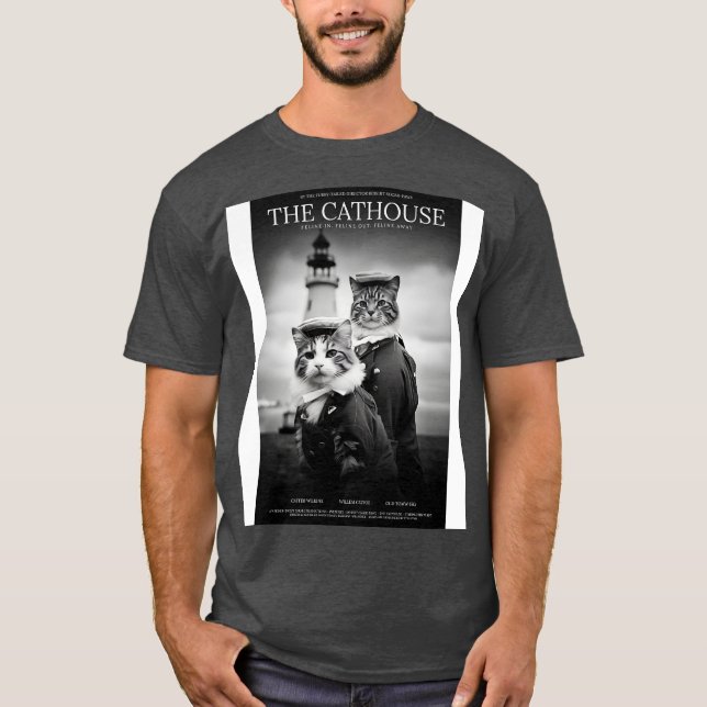 T-shirt La maison de la chatte (Devant)