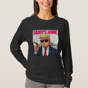 T-shirt La Maison de Papa Maison Blanche Rose Trump 2024 M