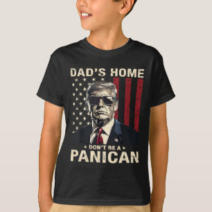 T-shirt La maison de papa ne sera pas un Trump fou panicai