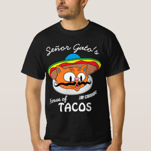 T-shirt La Maison de Tacos de Señor Gato Chat de Dessin An