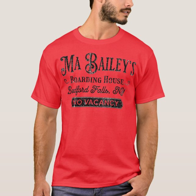 T-shirt La maison d'embarquement de Ma Bailey - C'est une  (Devant)