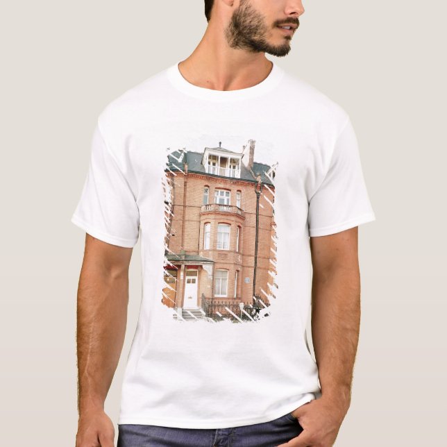 T-shirt La maison d'Oscar Wilde dans la rue de Tite, (Devant)