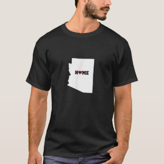 T-shirt La maison est là où est le cœur Arizona amour  