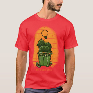 T-shirt la maison est où est le cadeau de nourriture