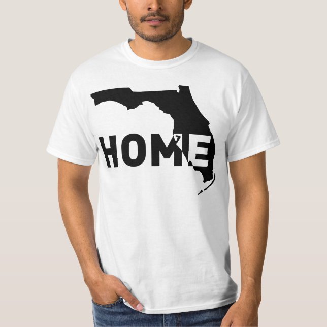 T-shirt La maison est où la Floride est (Devant)