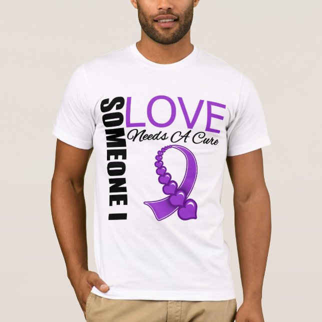 T-shirt La maladie de Crohn quelqu'un amour d'I a besoin (Devant)