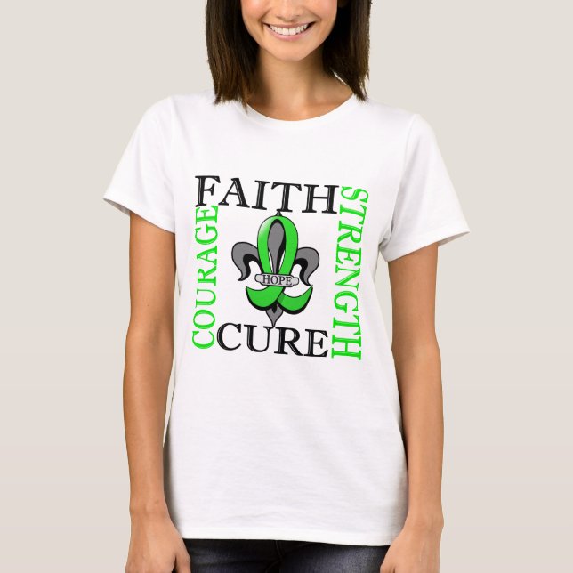T-shirt La maladie de Fleur De Lis 3 Lyme (Devant)