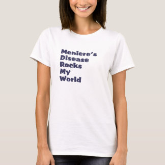 T-shirt la maladie de meniere secoue mon monde