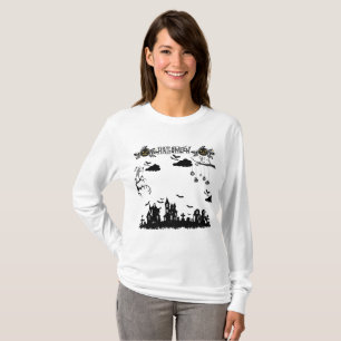 T-shirt La malédiction creuse blanche