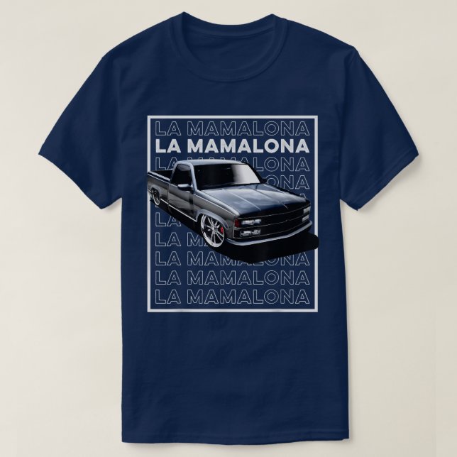 T-shirt La Mamalona 90s OBS conception de camion (Design devant)