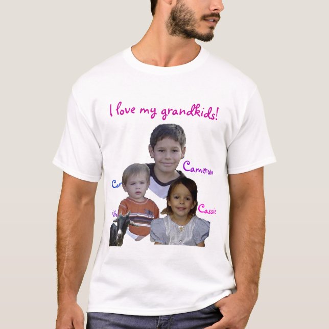 T-shirt la maman aime ses grandkids (Devant)