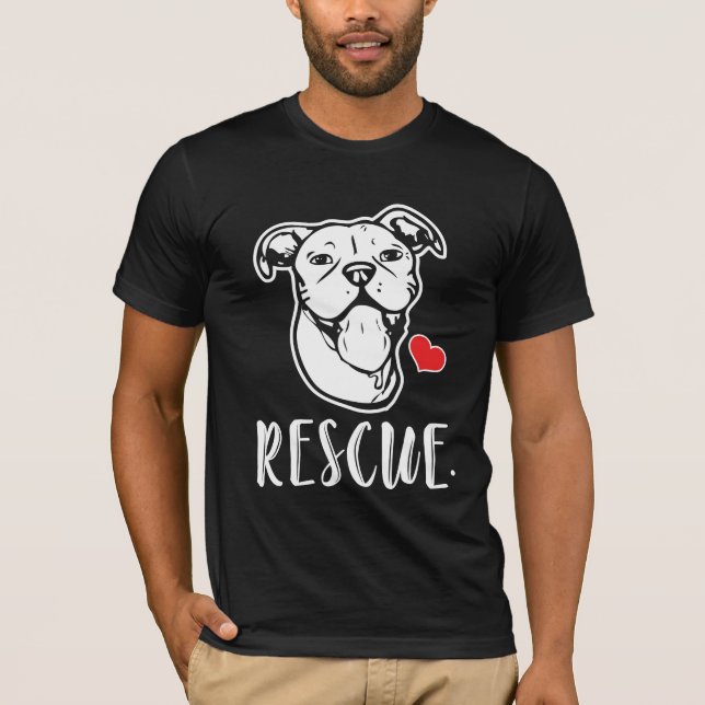 T-shirt La maman de délivrance de dessin de Pitbull de (Devant)