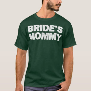 T-shirt La maman de la mariée de cool minimal drôle