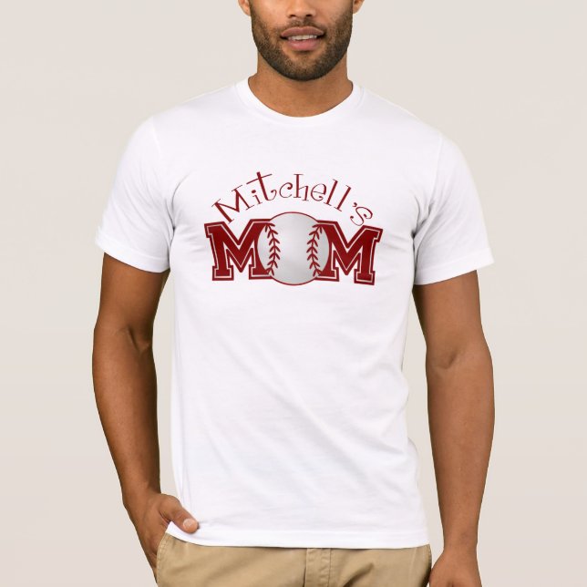 T-shirt La maman de Mitchell (Devant)