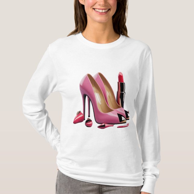 T-shirt La maman "Fusionnée par" - Embrasser le Cha Hilari (Devant)