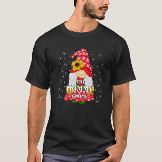 T-shirt La maman Gnome Noël Matching Famille Noël Hol