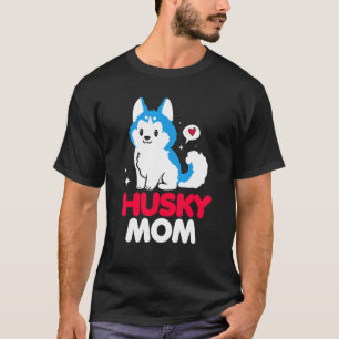 T-shirt La maman Husky de l'Alaska