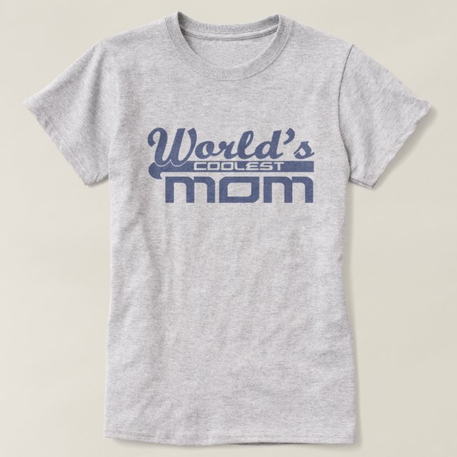 T-shirt La maman la plus fraîche du monde (Design devant)